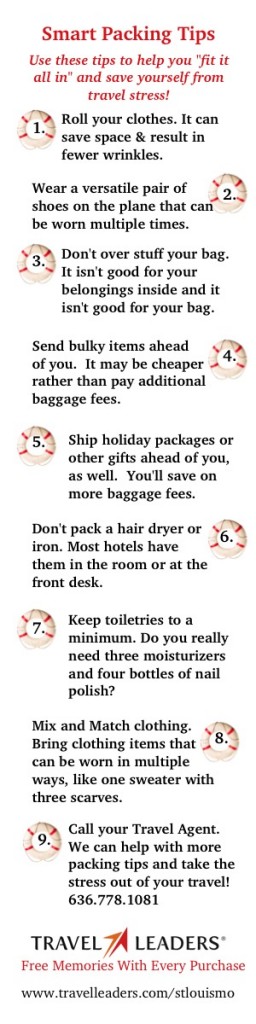 Packing Tips Infographic